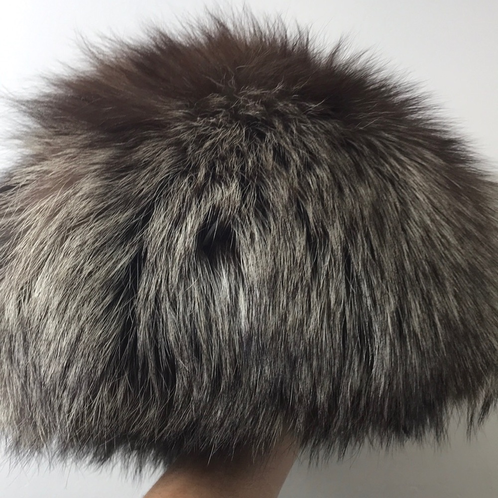 PMK Russian Silver Fox Fur Hat